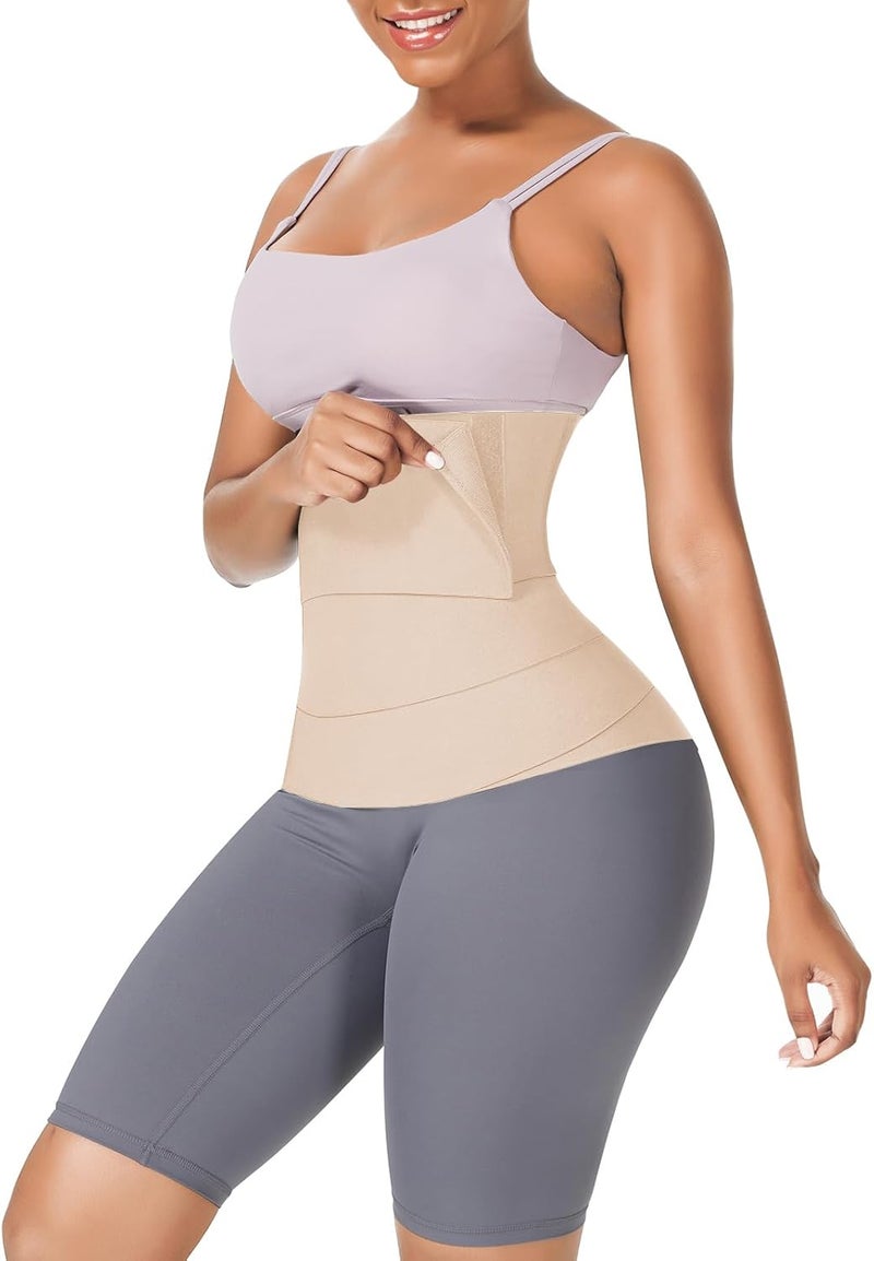 FeelinGirl Waist Trainer for Women Men - Wrap Belt for Stomach Plus Size Tummy - Image 1
